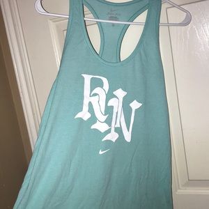 Tiffany Blue Nike Dri Fit Tank